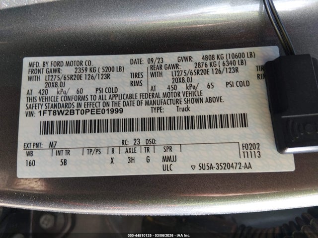 Ford F-250 Lariat 2023 1FT8W2BT0PEE01999 Image 8