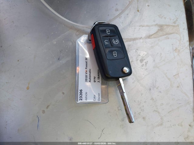 Aukcja sprzedaży 2018 Volkswagen Passat 2.0t Se, vin: 1VWBA7A30JC002125, numer aukcji: 44510127