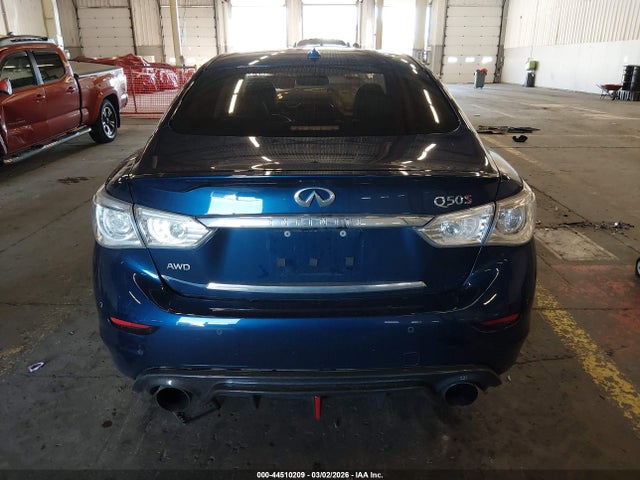 2016 Infiniti Q50 3.0t Red Sport 400 მანქანა იყიდება აუქციონზე, vin: JN1FV7AR2GM450420, აუქციონის ნომერი: 44510209