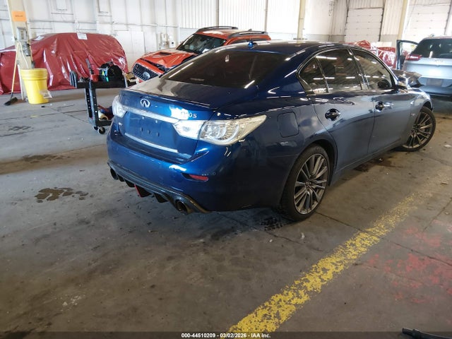 2016 Infiniti Q50 3.0t Red Sport 400 მანქანა იყიდება აუქციონზე, vin: JN1FV7AR2GM450420, აუქციონის ნომერი: 44510209