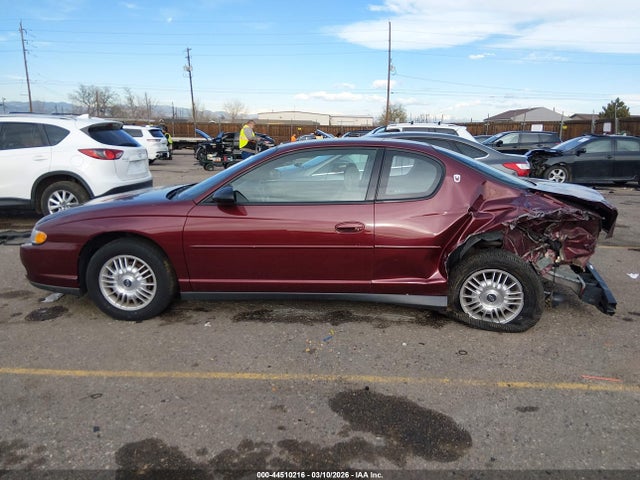Продаж на аукціоні авто 2001 Chevrolet Monte Carlo Ls, vin: 2G1WW12E619359442, номер лоту: 44510216