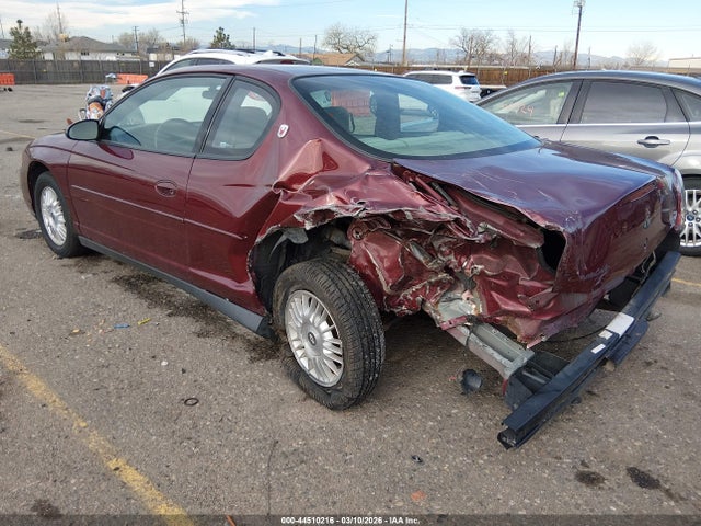Продаж на аукціоні авто 2001 Chevrolet Monte Carlo Ls, vin: 2G1WW12E619359442, номер лоту: 44510216