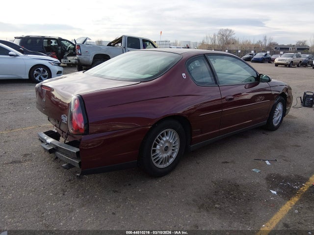 Продаж на аукціоні авто 2001 Chevrolet Monte Carlo Ls, vin: 2G1WW12E619359442, номер лоту: 44510216