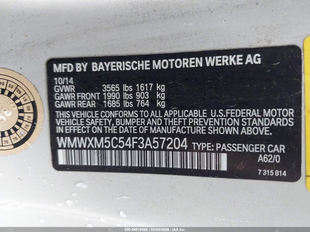 Mini Hardtop Cooper 2015 WMWXM5C54F3A57204 Image 9
