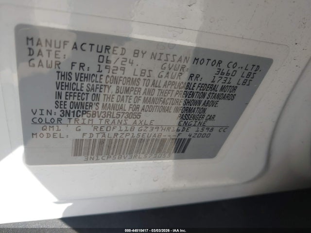 Nissan Kicks S Xtronic Cvt 2024 3N1CP5BV3RL573055 Image 9