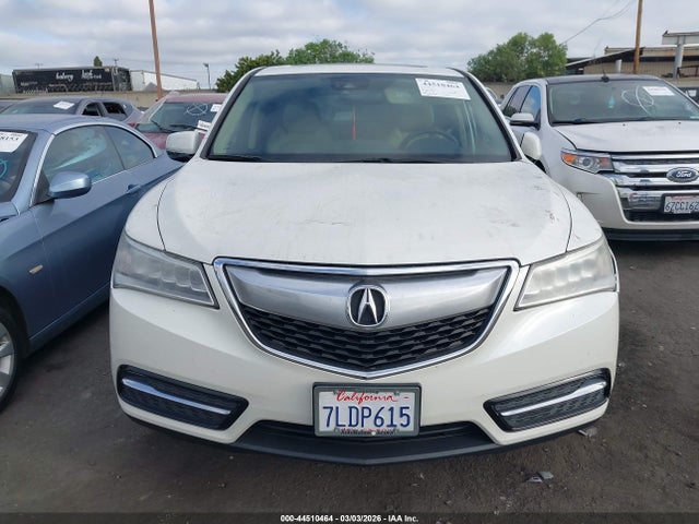 Aukcja sprzedaży 2016 Acura Mdx Technology   Acurawatch Plus Packages/technology Package, vin: 5FRYD3H40GB001868, numer aukcji: 44510464