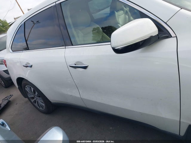 Aukcja sprzedaży 2016 Acura Mdx Technology   Acurawatch Plus Packages/technology Package, vin: 5FRYD3H40GB001868, numer aukcji: 44510464