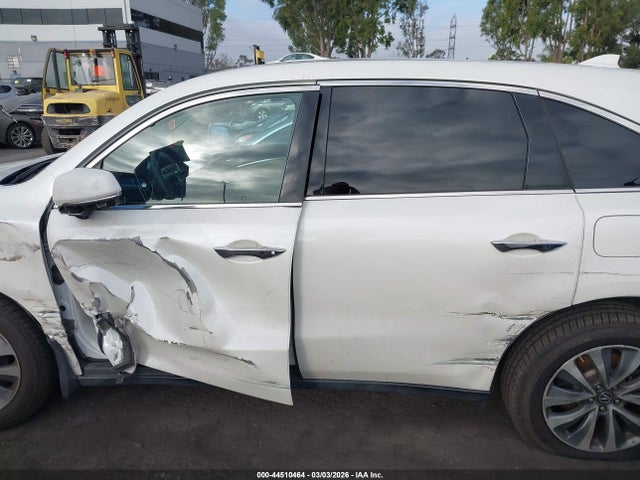 Aukcja sprzedaży 2016 Acura Mdx Technology   Acurawatch Plus Packages/technology Package, vin: 5FRYD3H40GB001868, numer aukcji: 44510464