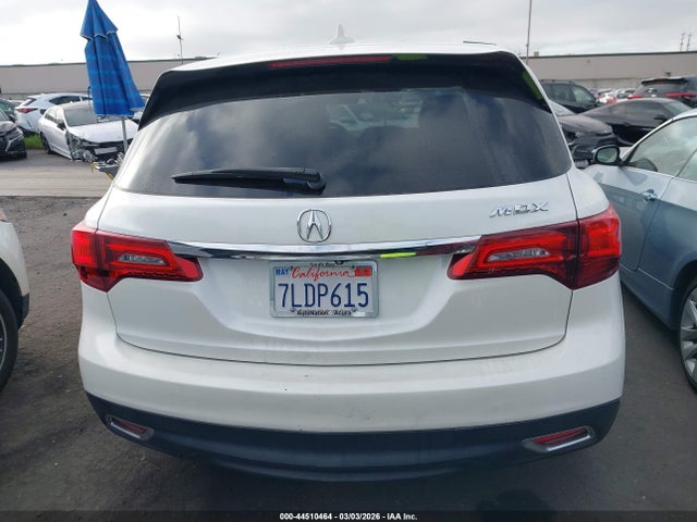 Aukcja sprzedaży 2016 Acura Mdx Technology   Acurawatch Plus Packages/technology Package, vin: 5FRYD3H40GB001868, numer aukcji: 44510464