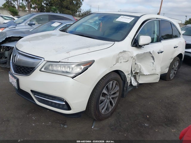 Aukcja sprzedaży 2016 Acura Mdx Technology   Acurawatch Plus Packages/technology Package, vin: 5FRYD3H40GB001868, numer aukcji: 44510464