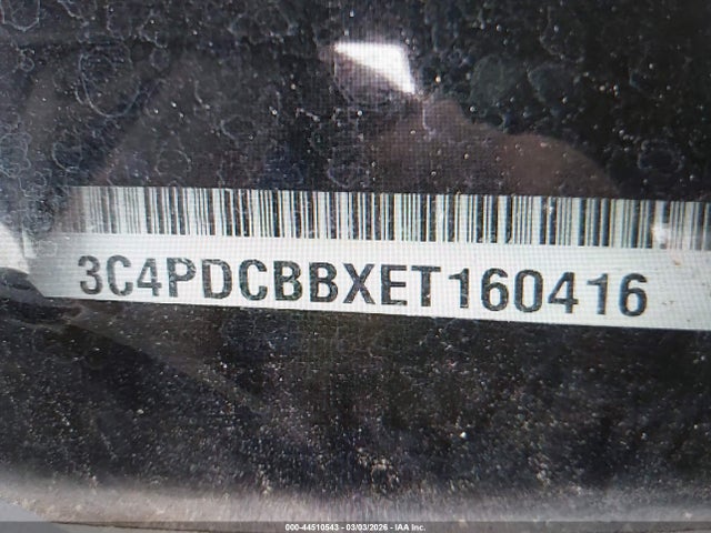 44510543 :رقم المزاد ، 3C4PDCBBXET160416 vin ، 2014 Dodge Journey Sxt مزاد بيع