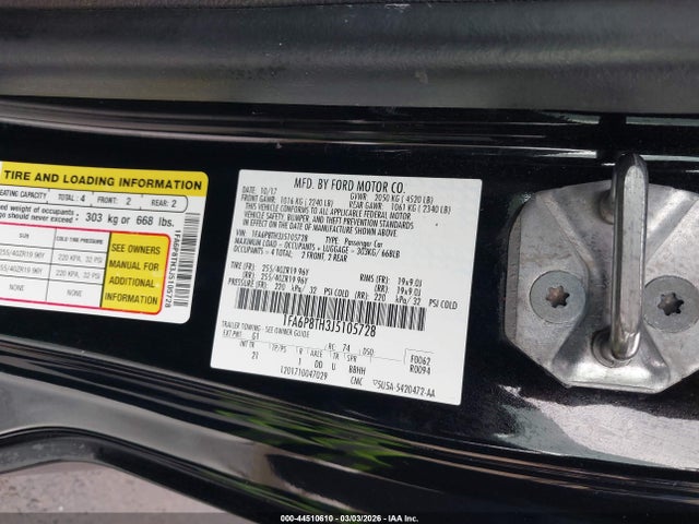 Ford Mustang Ecoboost 2018 1FA6P8TH3J5105728 Image 9