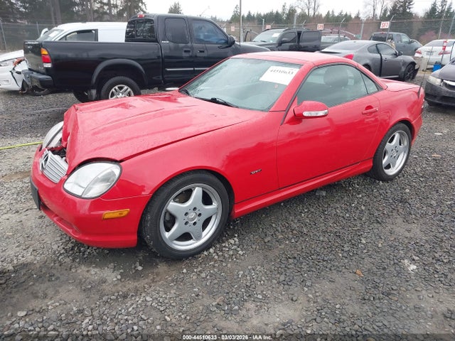 2001 Mercedes-benz Slk 320 მანქანა იყიდება აუქციონზე, vin: WDBKK65F11F198734, აუქციონის ნომერი: 44510633