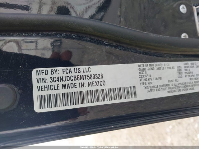 2021 JEEP COMPASS 3C4NJDCB6MT589328 Photo 8