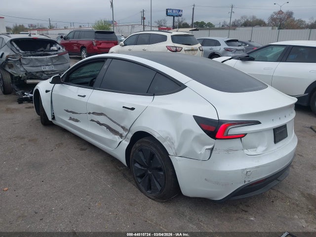 Aukcja sprzedaży 2025 Tesla Model 3 Long Range Rear-wheel Drive/standard Rear-wheel Drive, vin: 5YJ3E1EA8SF038179, numer aukcji: 44510724