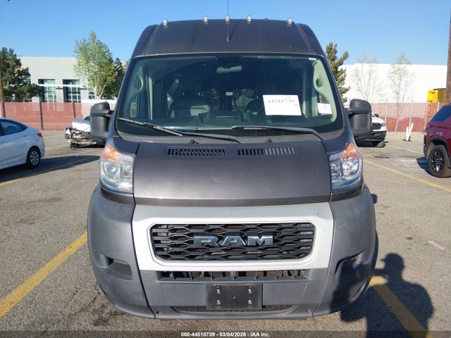 44510739 :رقم المزاد ، 3C6TRVPG4KE544053 vin ، 2019 Ram Promaster 2500 Window Van High Roof 159 Wb مزاد بيع