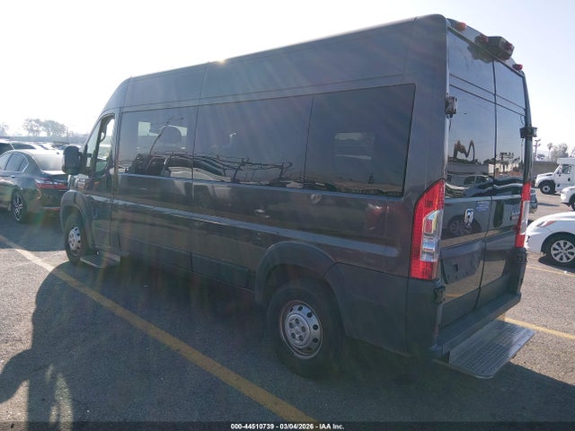 44510739 :رقم المزاد ، 3C6TRVPG4KE544053 vin ، 2019 Ram Promaster 2500 Window Van High Roof 159 Wb مزاد بيع