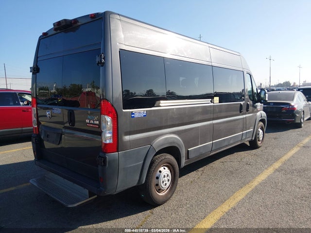 44510739 :رقم المزاد ، 3C6TRVPG4KE544053 vin ، 2019 Ram Promaster 2500 Window Van High Roof 159 Wb مزاد بيع