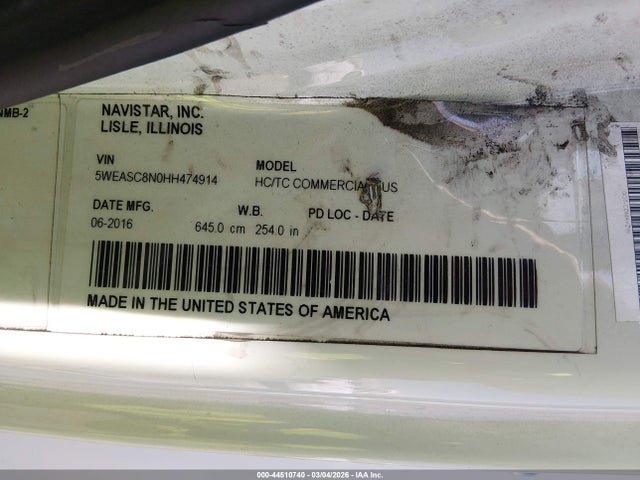 Ic Corporation 3000 Hc 2017 5WEASC8N0HH474914 Image 9