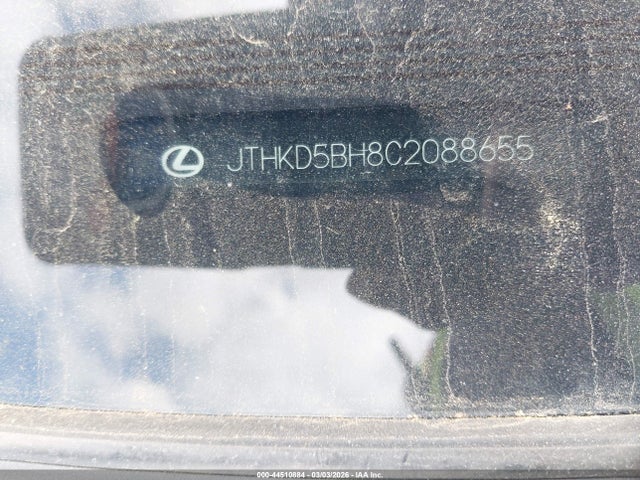 Aukcja sprzedaży 2012 Lexus Ct 200h Premium, vin: JTHKD5BH8C2088655, numer aukcji: 44510884