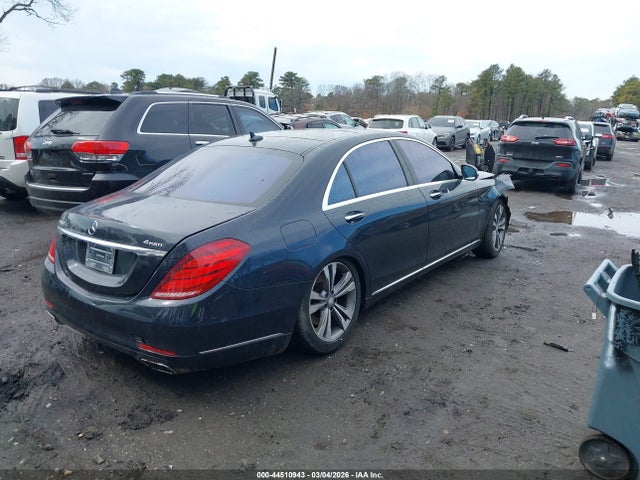 Продаж на аукціоні авто 2015 Mercedes-benz S 550 4matic, vin: WDDUG8FB0FA107255, номер лоту: 44510943