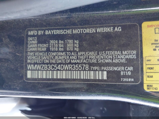 2013 MINI COUNTRYMAN WMWZB3C54DWR35578 Photo 8