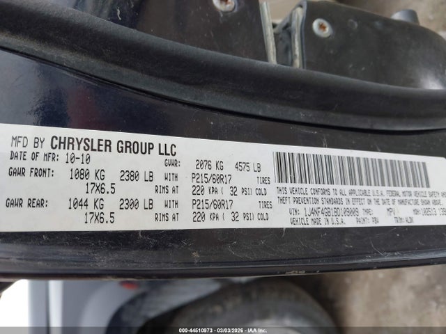 2011 JEEP PATRIOT 1J4NF4GB1BD109009 Photo 8