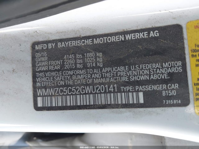 2016 MINI COUNTRYMAN WMWZC5C52GWU20141 Photo 8