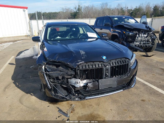 2022 Bmw 740 I მანქანა იყიდება აუქციონზე, vin: WBA7T2C01NCH85843, აუქციონის ნომერი: 44511307
