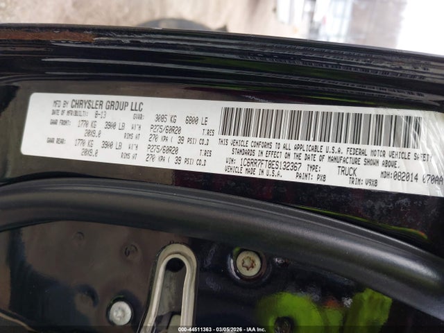 RAM 1500 Express 2014 1C6RR7FT8ES132367 Image 9