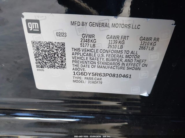 2023 CADILLAC CT5-V 1G6DY5R63P0810461 Photo 8