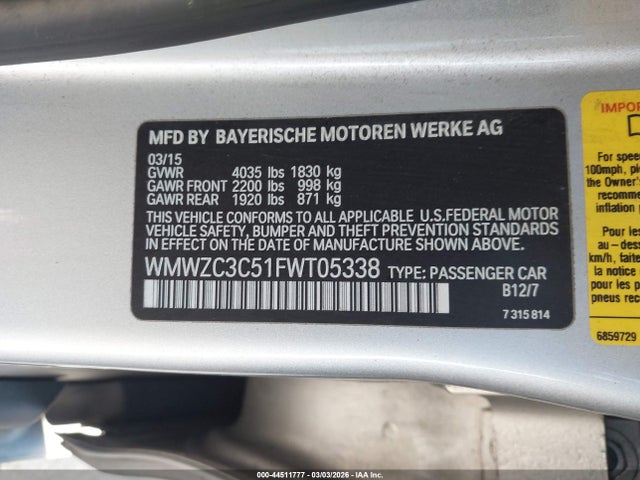 WMWZC3C51FWT05338 Mini Countryman Cooper S