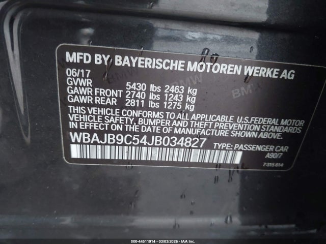 2018 BMW M550I WBAJB9C54JB034827 Photo 8