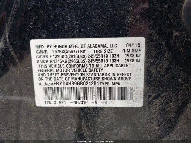 2016 ACURA MDX 5FRYD4H99GB021201 Photo 8