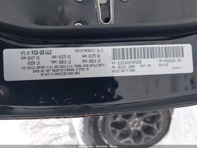 Aukcja sprzedaży 2015 Chrysler 300 300s, vin: 2C3CCAGG0FH876296, numer aukcji: 44512217