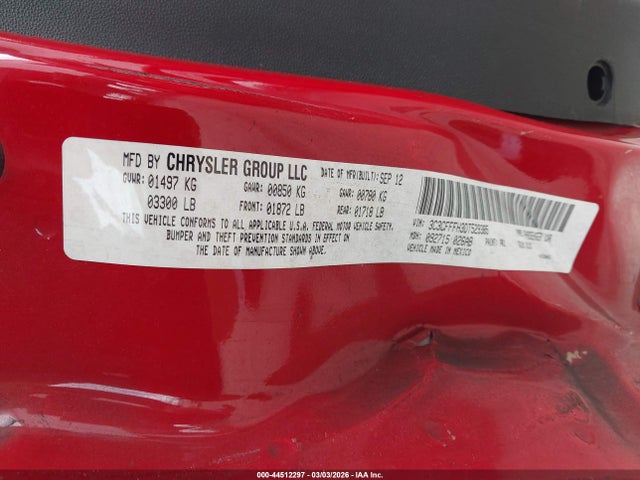 2013 FIAT 500 3C3CFFFH3DT529385 Photo 8