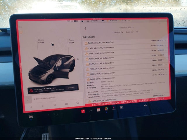 2021 TESLA MODEL Y 5YJYGDEF2MF252309 Photo 6