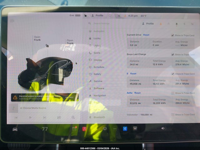 44512368 :رقم المزاد ، 5YJ3E1EA3KF324506 vin ، 2019 Tesla Model 3 Long Range/mid Range/standard Range/standard Range Plus مزاد بيع