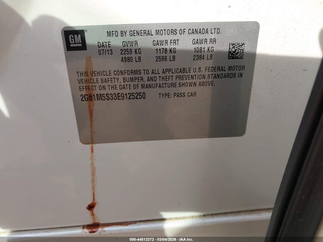 2014 CADILLAC XTS 2G61M5S33E9125250 Photo 8