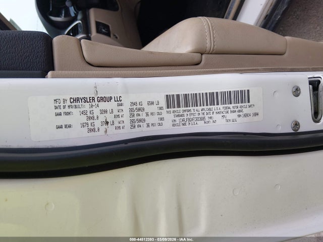 2015 JEEP GRAND CHEROKEE 1C4RJFBGXFC653685 Photo 8