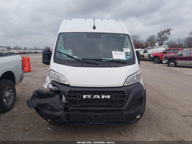 2025 Ram Promaster 2500 Tradesman High Roof 159 Wb W/pass Seat მანქანა იყიდება აუქციონზე, vin: 3C6LRVDG8SE521282, აუქციონის ნომერი: 44512425