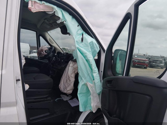 2025 Ram Promaster 2500 Tradesman High Roof 159 Wb W/pass Seat მანქანა იყიდება აუქციონზე, vin: 3C6LRVDG8SE521282, აუქციონის ნომერი: 44512425