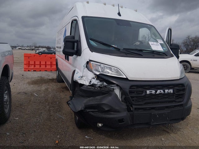 2025 Ram Promaster 2500 Tradesman High Roof 159 Wb W/pass Seat მანქანა იყიდება აუქციონზე, vin: 3C6LRVDG8SE521282, აუქციონის ნომერი: 44512425