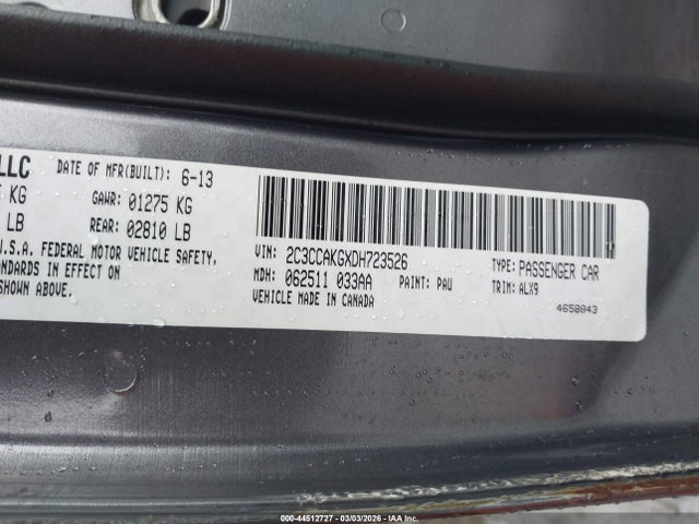 2013 CHRYSLER 300C 2C3CCAKGXDH723526 Photo 8