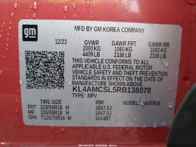 2024 BUICK ENCORE GX KL4AMCSL5RB138078 Photo 8