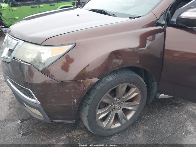 44512897 :رقم المزاد ، 2HNYD2H59BH525554 vin ، 2011 Acura Mdx Advance Package مزاد بيع