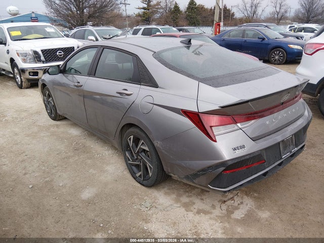 2025 Hyundai Elantra Sel Sport მანქანა იყიდება აუქციონზე, vin: KMHLM4DG0SU027125, აუქციონის ნომერი: 44512935