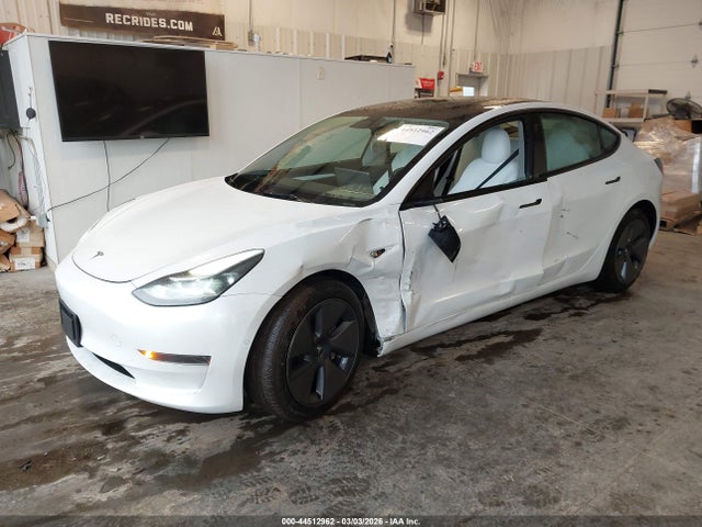 Продаж на аукціоні авто 2021 Tesla Model 3 Standard Range Plus Rear-wheel Drive, vin: 5YJ3E1EAXMF087063, номер лоту: 44512962