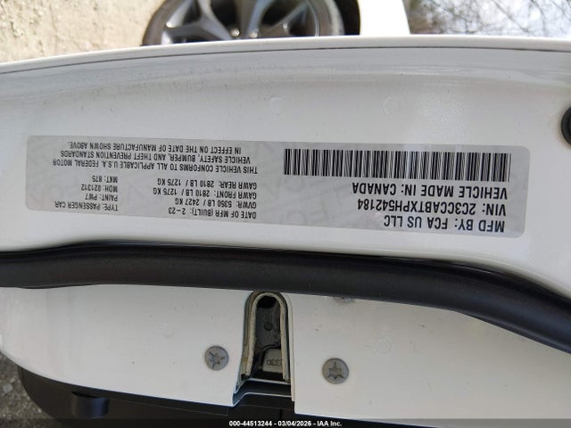 Продажа на аукционе авто 2023 Chrysler 300 300s, vin: 2C3CCABTXPH542184, номер лота: 44513244