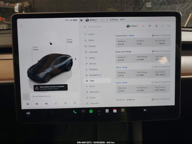 Aukcja sprzedaży 2025 Tesla Model Y Long Range Single Motor Rear-wheel Drive, vin: 7SAYGDED5SF271211, numer aukcji: 44513272